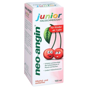 NEO-ANGIN junior Halsschmerzsaft Produktbild