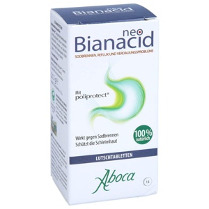 neoBianacid bei Sodbrennen, Reflux und Verdauungsproblemen 14 St Lutschtabletten Produktbild