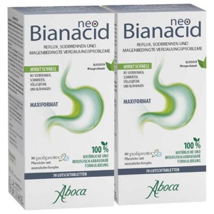 Neobianacid Lutschtabletten, 2x70 St Lutschtabletten Produktbild