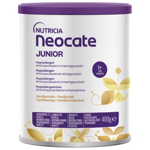 Neocate junior vanilje 400 g produktbilde