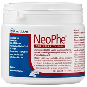 NeoPhe PKU LNAA tabletter 550 stk produktbilde