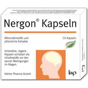 Nergon Kapseln, 10 St Kapseln Produktbild