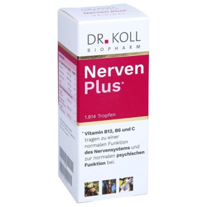 NERVEN PLUS Dr.Koll Gemmo Kompl.Vit.B12 B6 Tropfen Produktbild