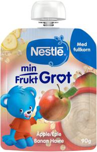 Nestlé Min Frukt Gröt Äpple & Banan 6 månader 90 g produkt bild