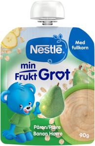 Nestlé Min Frukt Gröt Päron & Banan 6 månader 90 g produkt bild