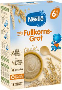 NESTLÉ MIN Fullkornsgröt 6 månader 410 g produkt bild