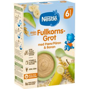 Nestlé Min Fullkornsgröt med Päron & Banan 6M 410 g produkt bild