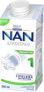 Nestlé NAN 1 Expertpro Sensitive drickfärdig 200 ml produkt bild