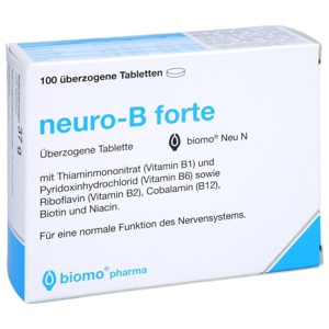 NEURO-B forte biomo Neu überzogene Tabletten Produktbild