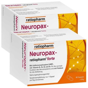 Neuropax-ratiopharm forte Kapseln, 2x80 St Kapseln Produktbild