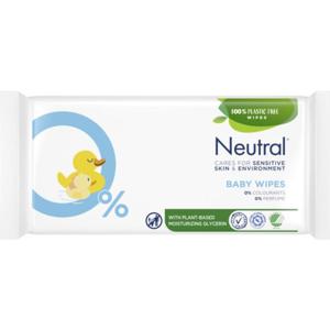 Neutral Baby Wipes 52 st produkt bild