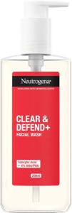 Neutrogena Clear & Defend+ Facial Wash 200 ml produktbilde