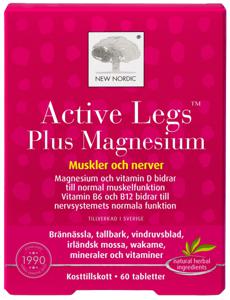 New Nordic Active Legs Plus Magnesium, 60 st produkt bild