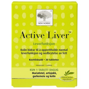 New Nordic Active Liver 30 Tabletter produktbilde