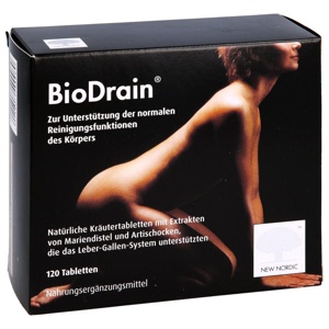 NEW NORDIC BioDrain 120 St Tabletten Produktbild