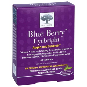 NEW NORDIC Blue Berry Eyebright 60 St Tabletten Produktbild