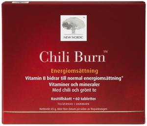 New Nordic Chili Burn 120 tabletter produkt bild
