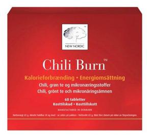 New Nordic Chili Burn 60 tabletter produkt bild