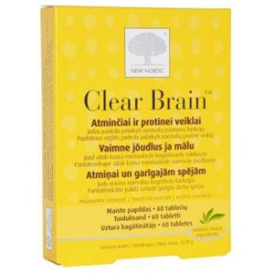 New Nordic Clear Brain tabletid N60 toote pilt