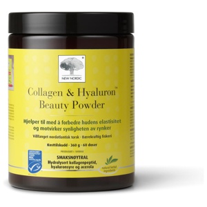 New Nordic Collagen & Hyaluron Beauty Powder 60 Doseringer produktbilde