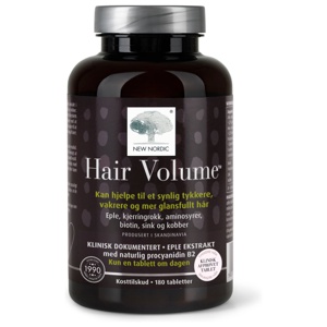 New Nordic Hair Volume 180 tabl produktbilde