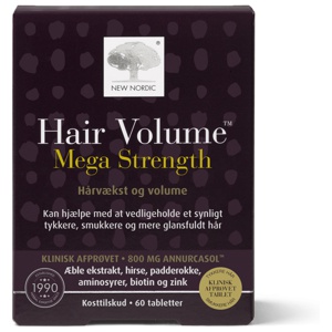New Nordic Hair Volume Mega Strength 60 stk produktbillede