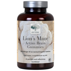 Lions Mane Active Brain Gummies 60 stk produktbillede