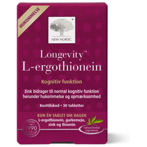 New Nordic Longevity L-ergothionein produktbillede