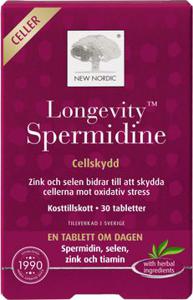 New Nordic Longevity Spermidine Tabletter 30 st produkt bild