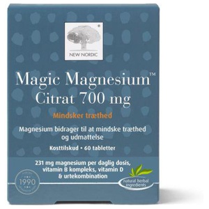 New Nordic Magic Magnesium Citrat 700 mg N60 toote pilt