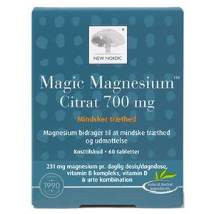 New Nordic Magic Magnesium Citrate - 60 tabl. produktbillede