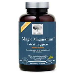 New Nordic Magic Magnesium Citrate Tuggisar 60 st produkt bild