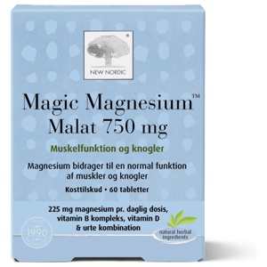 New Nordic Magic Magnesium Malat tabletid 750mg N60 toote pilt