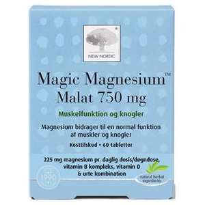 New Nordic Magic Magnesium Malate - 60 tabl. produktbillede