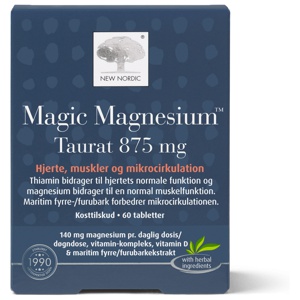 New Nordic Magic Magnesium Taurat 60 stk. produktbillede