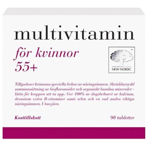 Multivitamin Kvinna 55+ 90 tabletter produkt bild