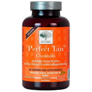 New Nordic Perfect Tan Gummies   60 Vingummi produktbilde