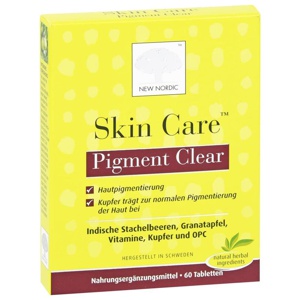 NEW NORDIC Skin Care Pigment Clear 60 St Tabletten Produktbild