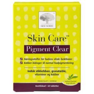 Skin Car Pigment Clear 60 tabletter produktbillede