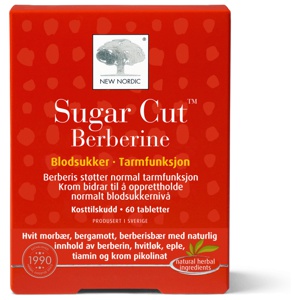New Nordic Sugar Cut Berberine 60stk produktbilde