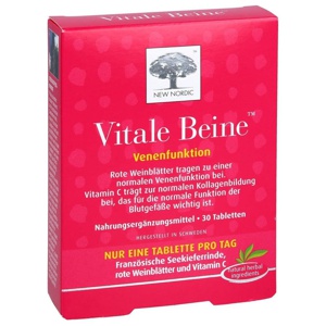 NEW NORDIC Vitale Beine 30 St Tabletten Produktbild