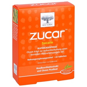 NEW NORDIC zucar Zuccarin 60 St Tabletten Produktbild