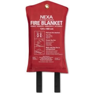 NEXA FB-180 RM Brandfilt Silikon Röd 120x180 cm produkt bild