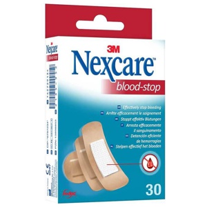 Nexcare blood-stop Pflasterstrips 3 Grö.gemischt, 30 St Pflaster Produktbild