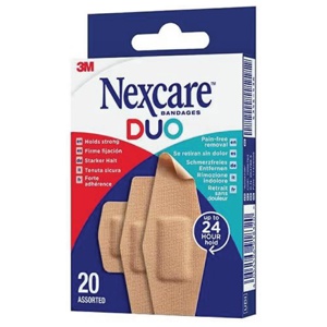 Nexcare Duo plaster assorterte størrelser 20 stk produktbilde