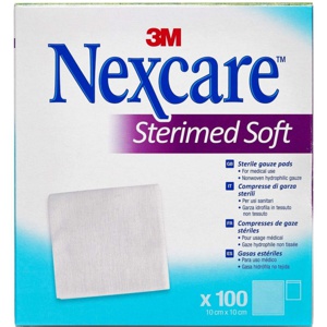 Nexcare Sterimed Soft 10 cm x 10 cm 100 stk. produktbillede
