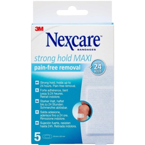 Nexcare Strong Hold Pads 5 stk. produktbillede