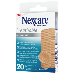 Nexcare Universal Plaster Assortert, 20 stk. produktbilde