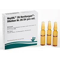 NEYDIL Nr.26 Revitorgan Dil.D 4 pro Ampullen vet. Produktbild
