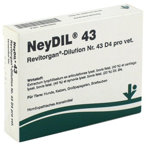 NEYDIL Nr.43 Revitorgan Dil.D 4 pro Ampullen vet. Produktbild